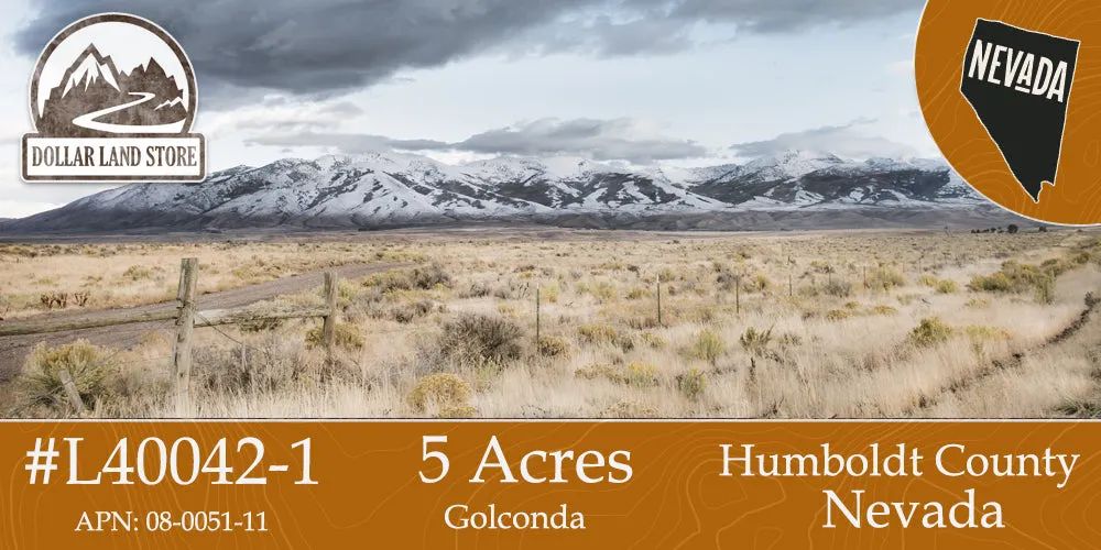 5 Acres in the foothills of Humboldt County, NV