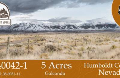 5 Acres in the foothills of Humboldt County, NV