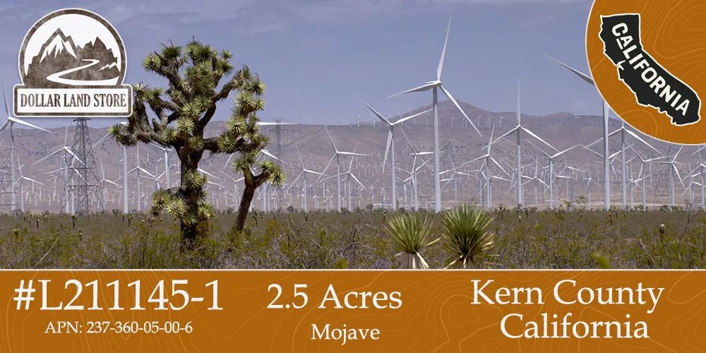 2.5 Acres near Mojave, Kern County, CA in Kern County, CA