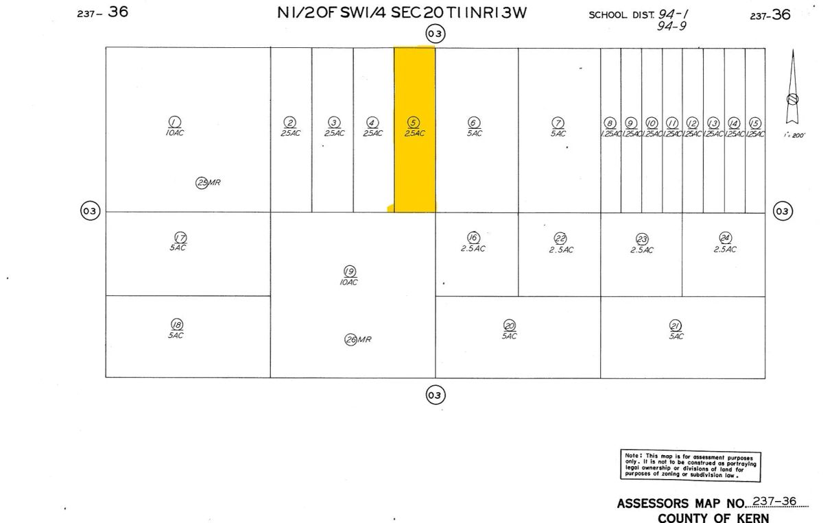 2.5 Acres near Mojave, Kern County, CA - Image 2