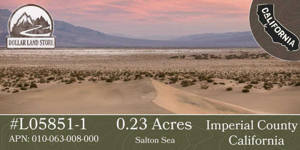 0.23 Acre Lot in Salton City, Imperial County California
