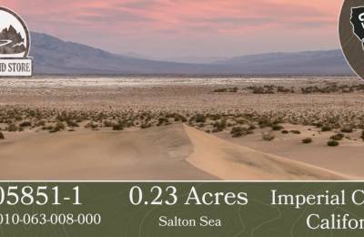 0.23 Acre Lot in Salton City, Imperial County California