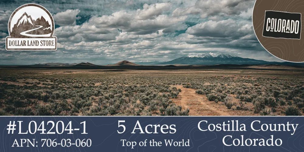 5 Rural Acres in the Top of the World Subdivision in Southern Colorado - Main image