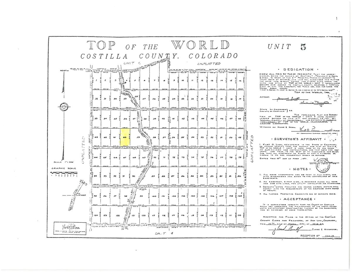 5 Rural Acres in the Top of the World Subdivision in Southern Colorado - Image 3