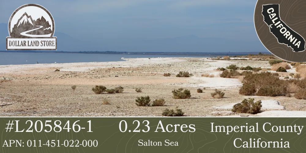 0.23 Acre Lot in Salton City, Imperial County California