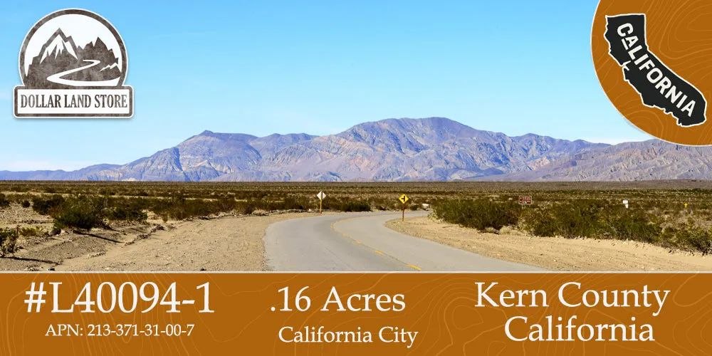 0.16 Acre Residential lot in California City, Kern County, CA