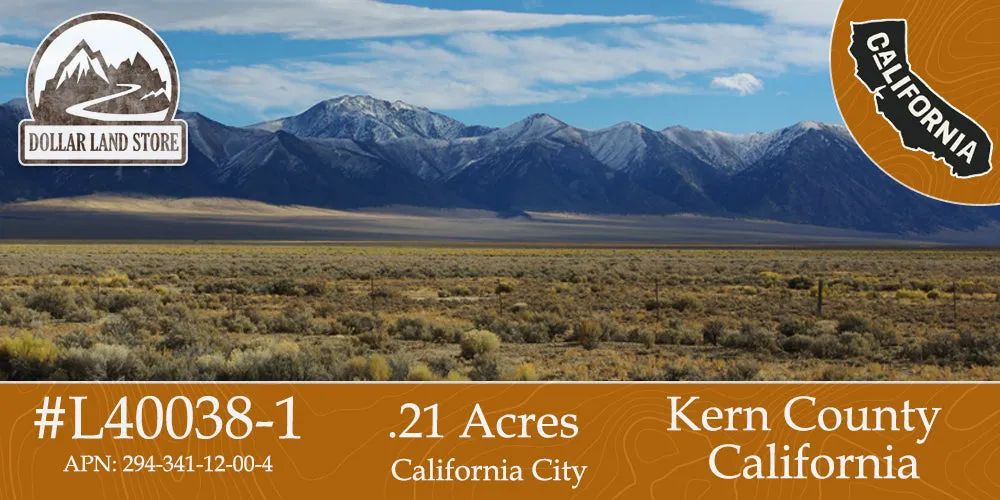 0.21 Acre Residential lot in California City, Kern County, CA in Kern County, CA