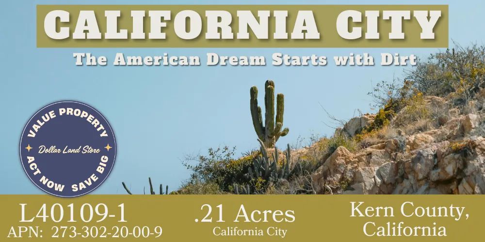 0.21 Acre Residential lot in California City, Kern County, CA in Kern County, CA