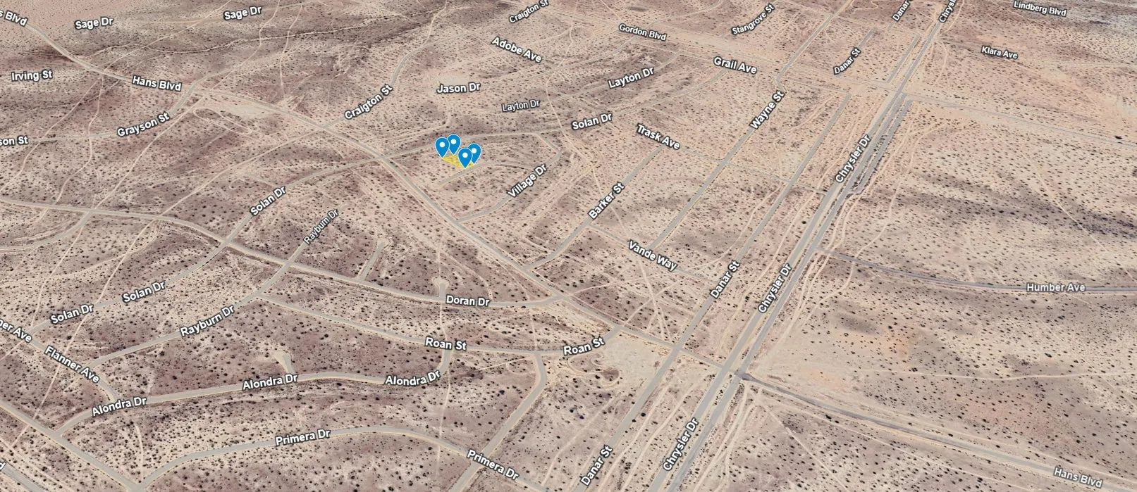 0.21 Acre Residential lot in California City, Kern County, CA in Kern County, CA