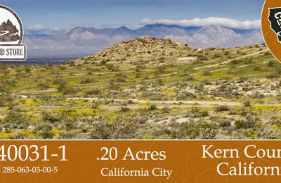 0.20 Acre Residential lot in California City, Kern County, CA