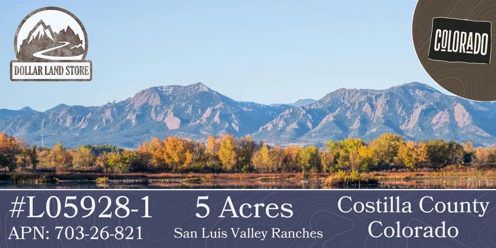 Beautiful views from 5 Acres in San Luis Valley Ranches, Costilla County, Colorado - Main image