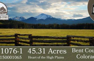 Large Colorado Land Lot – 45.31 Acres in Bent County with Open Plains & Scenic Views