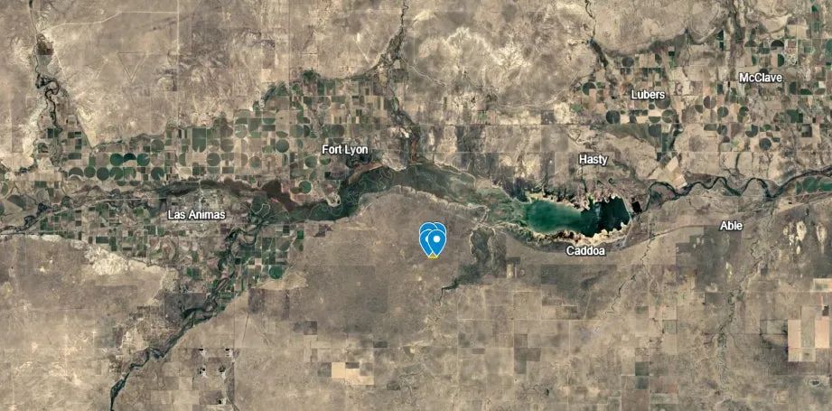 Decorative background for Large Colorado Land Lot – 45.31 Acres in Bent County with Open Plains & Scenic Views image 8