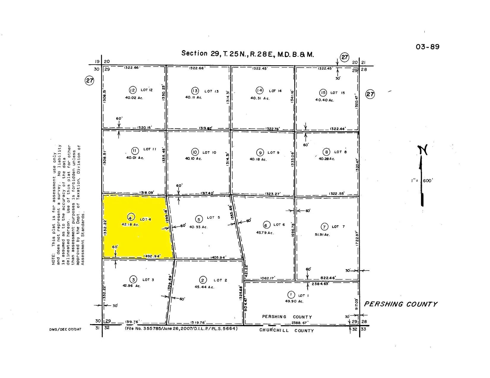 42.18 Acres in Pershing County, Nevada in Pershing County, NV