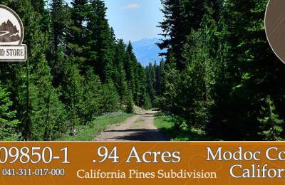 0.94 Acre Parcel in California Pines Modoc County, California
