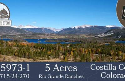 5 Acres in Rio Grande Ranches, Costilla County, Colorado, near the Rio Grande
