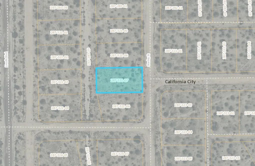 0.27 Acre Residential lot in California City, Kern County, CA in Kern County, CA