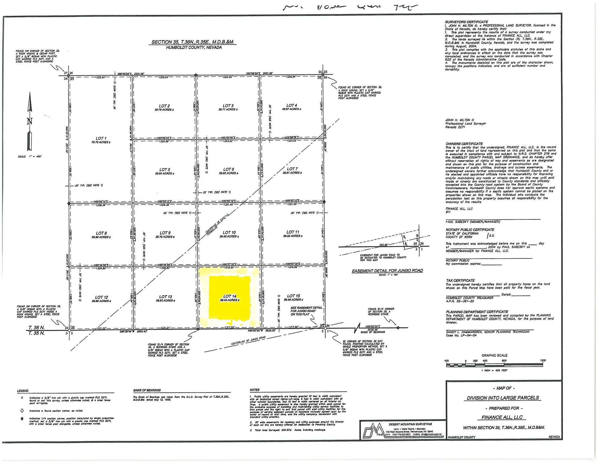39.43 Acres in Humboldt County, NV in Humboldt County, NV