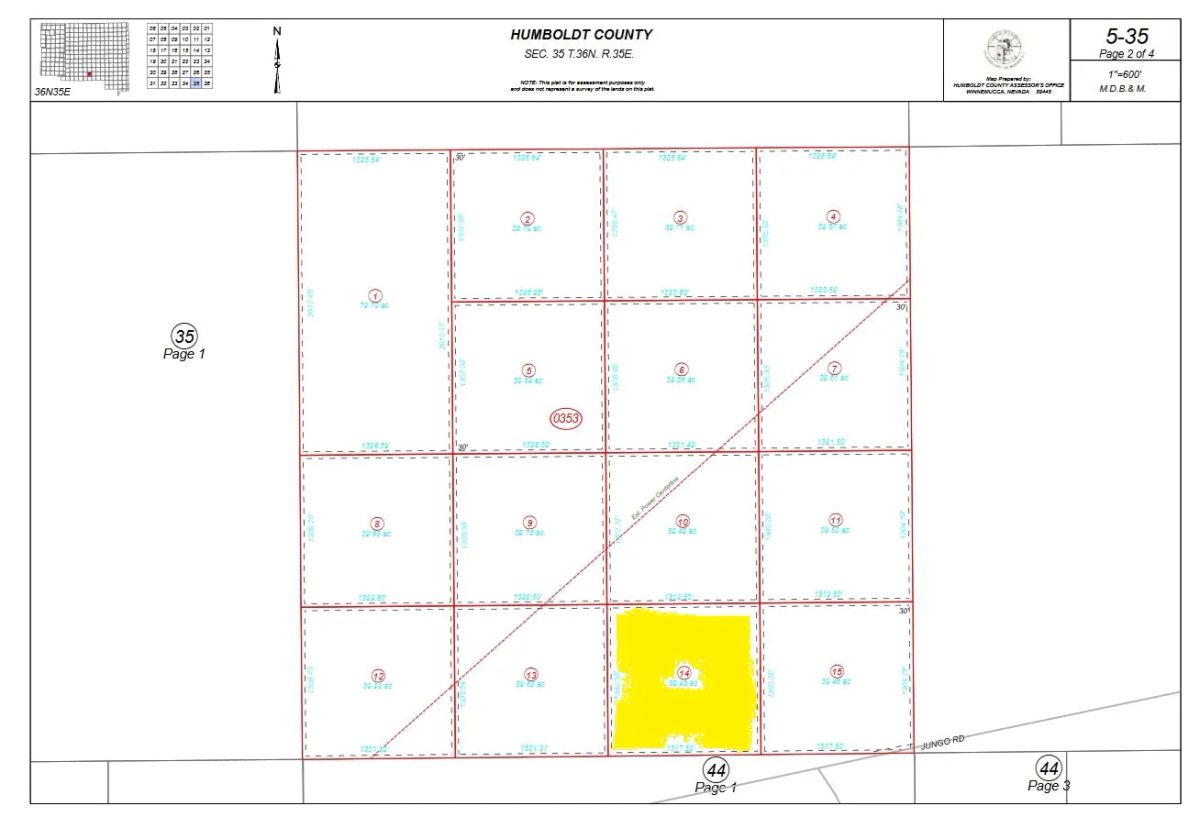39.43 Acres in Humboldt County, NV - Image 4