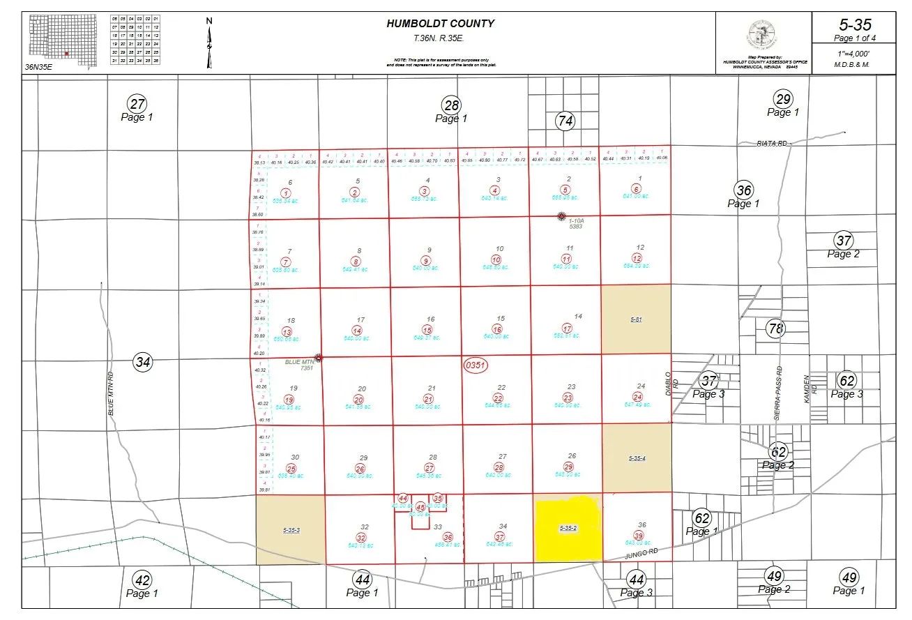 39.43 Acres in Humboldt County, NV in Humboldt County, NV