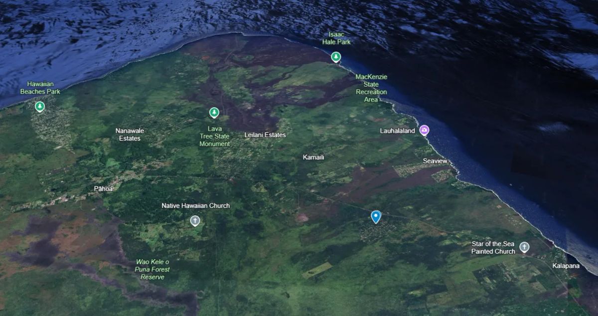 Decorative background for 3 Miles from the Pacific Ocean, Puna St., Pahoa, HI image 14