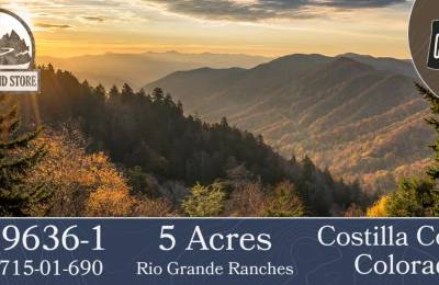 5 Acres in Rio Grande Ranches, Costilla County, Colorado, near the Rio Grande