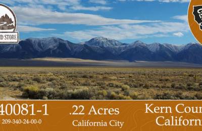 0.22 Acre Residential lot in California City, Kern County, CA