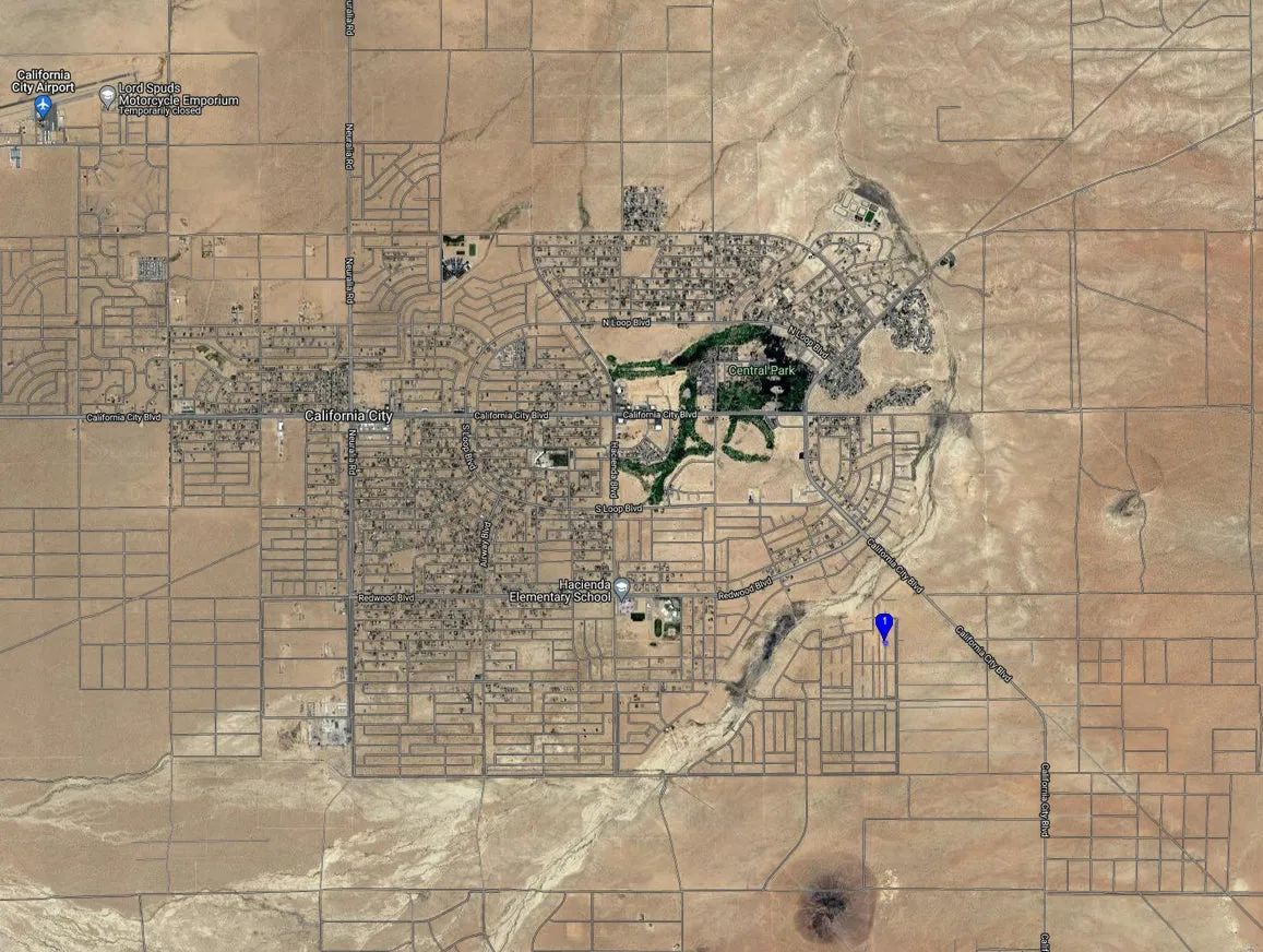 0.22 Acre Residential lot in California City, Kern County, CA in Kern County, CA
