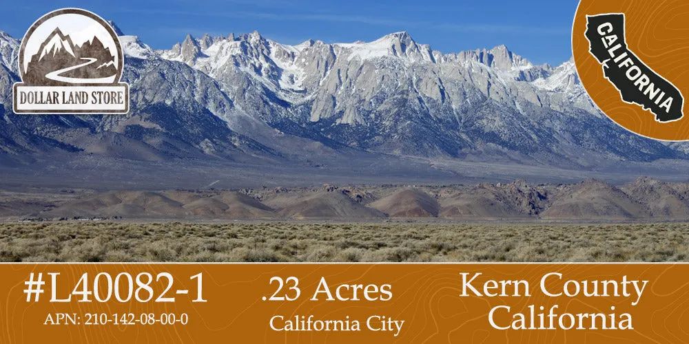 0.23 Acre Residential lot in California City, Kern County, CA - Main image