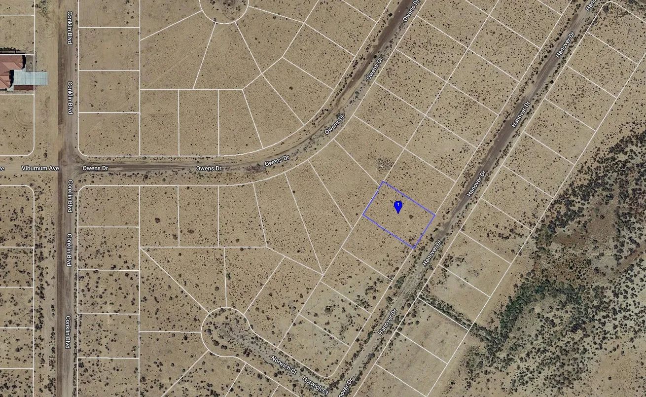 0.23 Acre Residential lot in California City, Kern County, CA in Kern County, CA