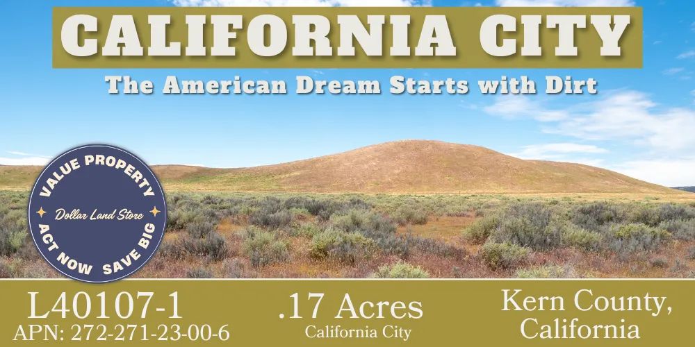 0.17 Acre Residential lot in California City, Kern County, CA in Kern County, CA