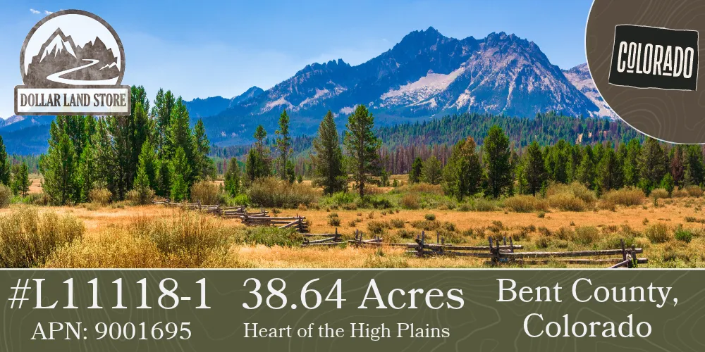 Colorado Land Investment – 38.64-Acre Parcel in Bent County Near Arkansas River Valley