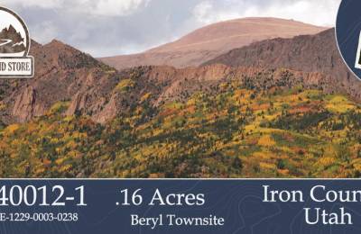 0.16 Acre Lot in Iron County, UT