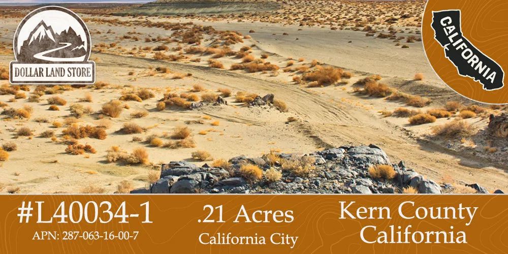 0.21 Acre Residential lot in California City, Kern County, CA in Kern County, CA