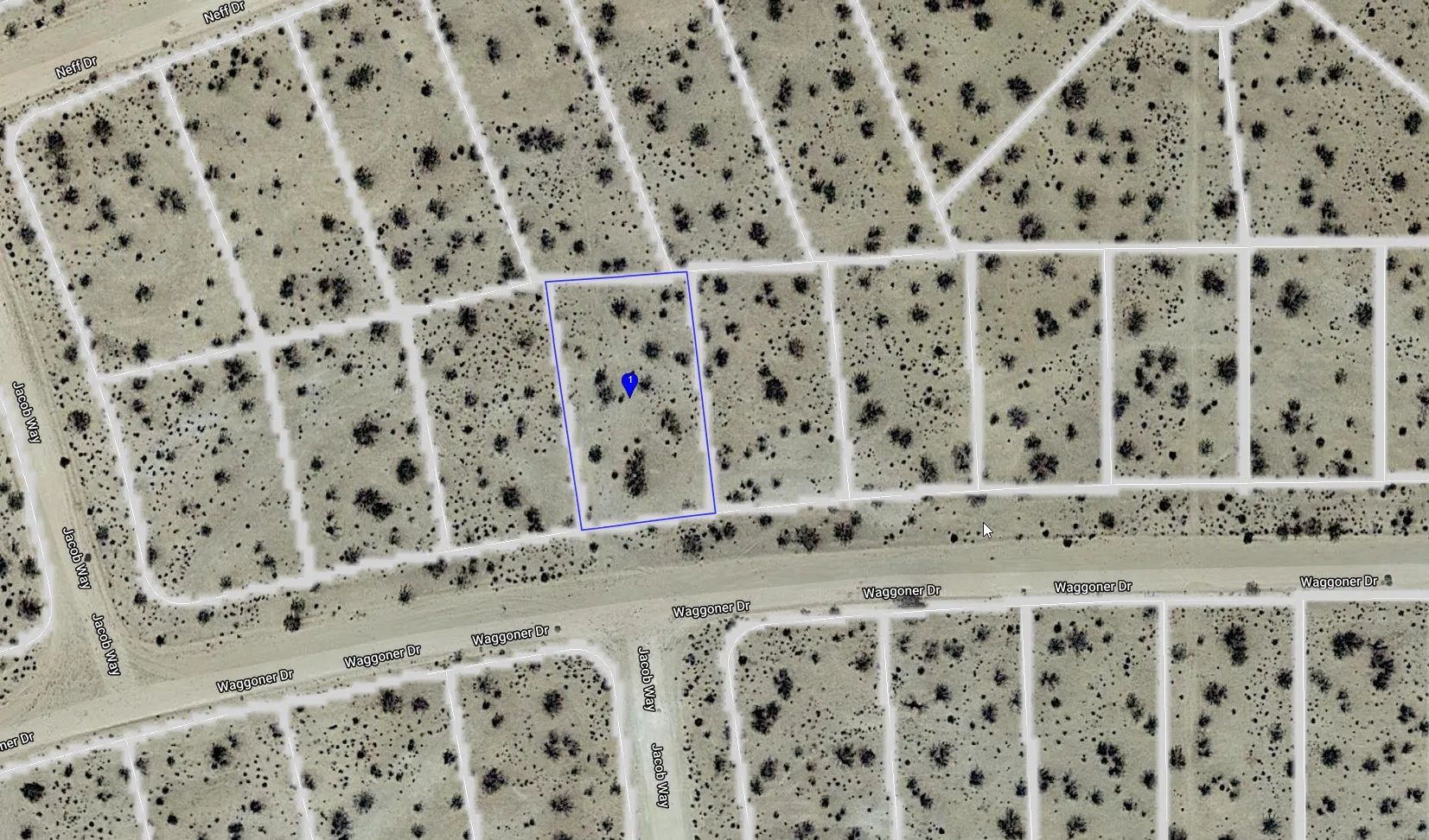 0.21 Acre Residential lot in California City, Kern County, CA in Kern County, CA