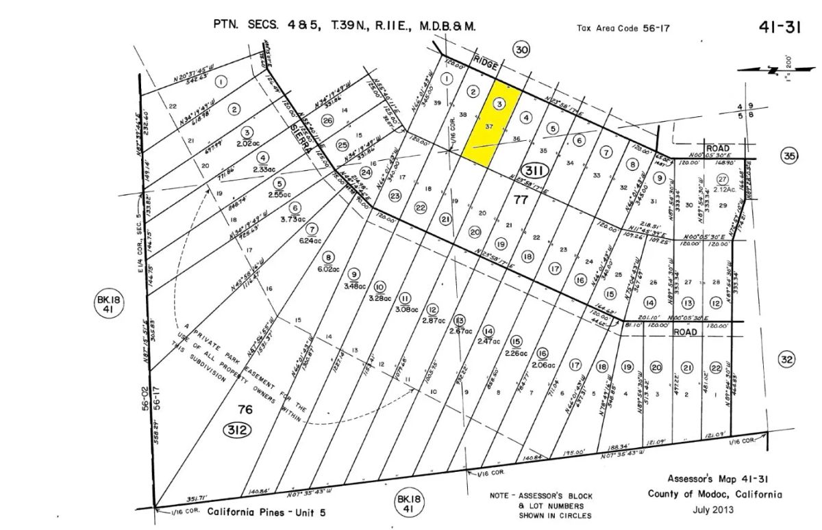 0.95 Acre Parcel in California Pines Modoc County, California - Image 2