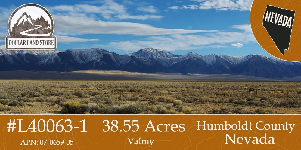 38.55 Acres in Humboldt County, NV