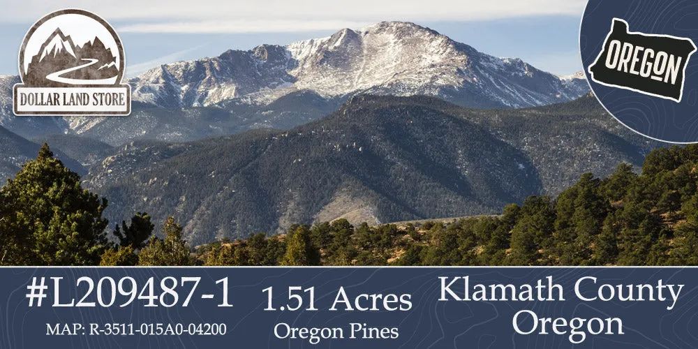 1.5 Acres in Oregon Pines Subdivision, Klamath County, OR - Main image