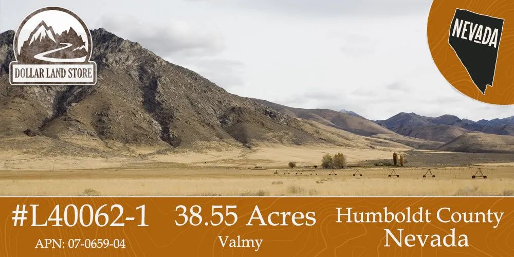 38.55 Acres in Humboldt County, NV