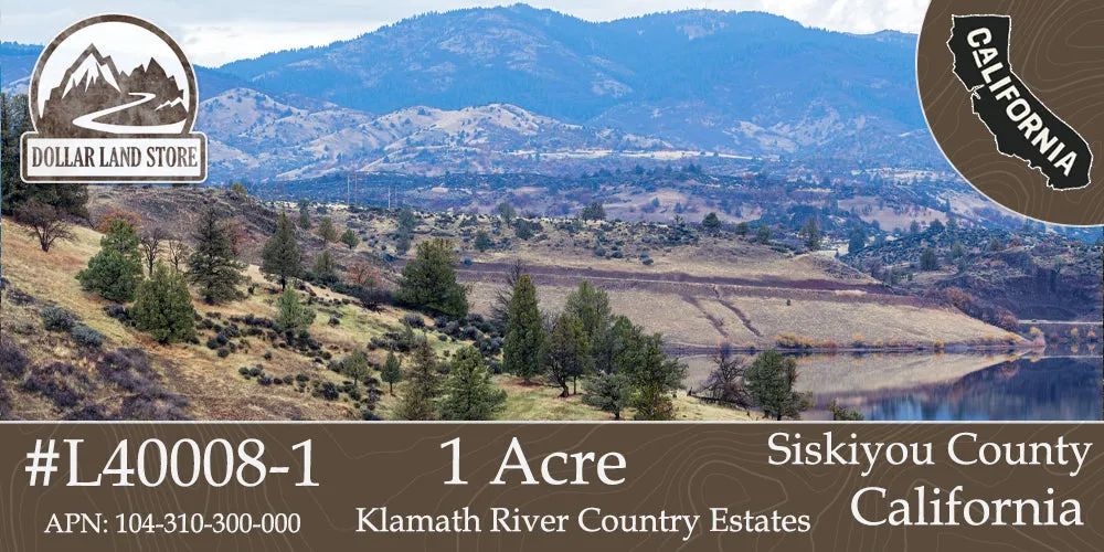 1.02 Acres in KCRE Near the Klamath River, Siskiyou County, CA