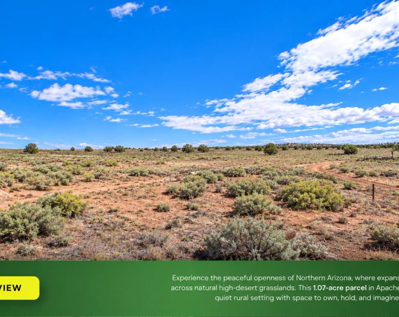 1.2 Acres in Arizona Park Estates, Arizona – Room to Make It Yours! in Apache County, AZ