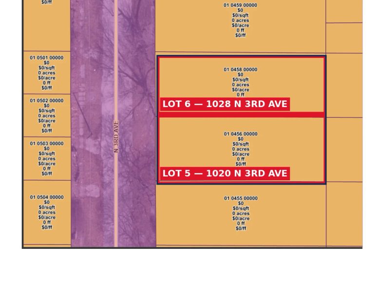6 Michigan Lots Bundle - Saginaw Double Lot + Idlewild Lots - 0.504 Acres - $39,900 in Saginaw County, MI