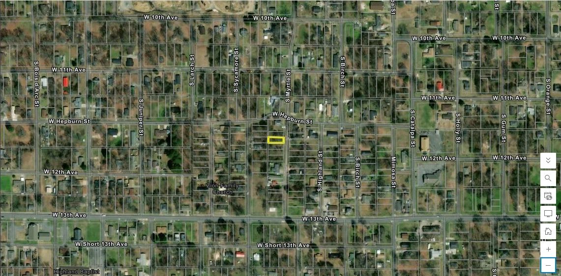 1206 S Myrtle Street - 0.09-Acre Wooded Vacant Residential Lot - Land for Sale in Jefferson County, AR