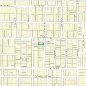 1206 S Myrtle Street - 0.09-Acre Wooded Vacant Residential Lot - Land for Sale in Jefferson County, AR