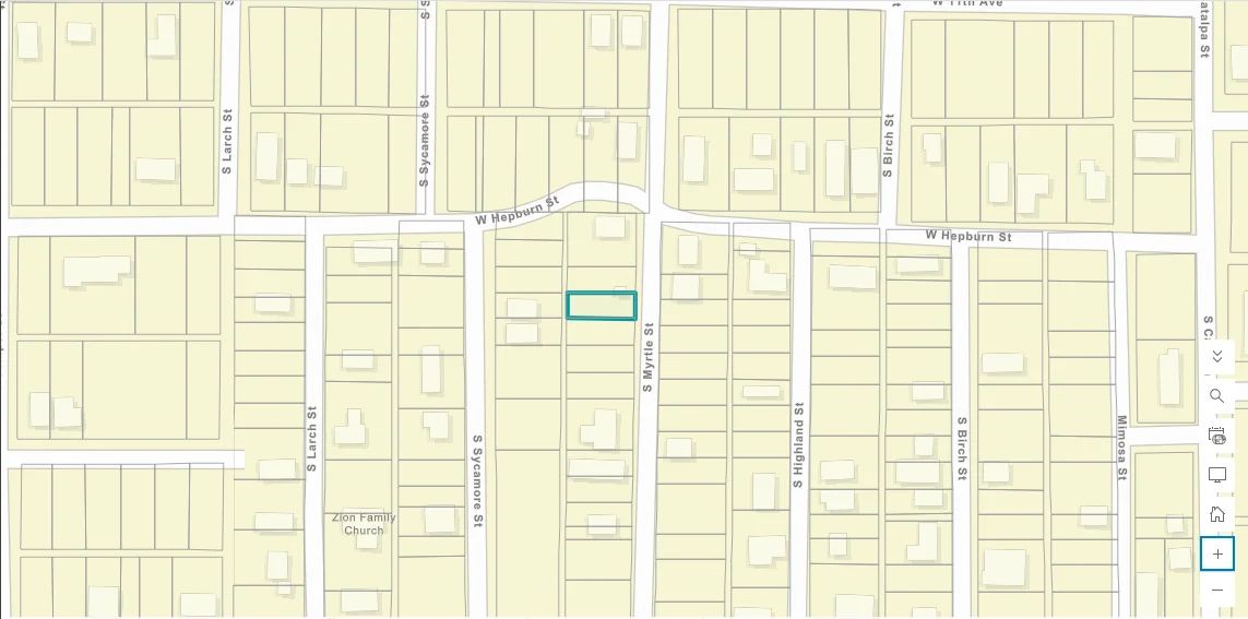 Decorative background for 1206 S Myrtle Street - 0.09-Acre Wooded Vacant Residential Lot - Land for Sale image 5
