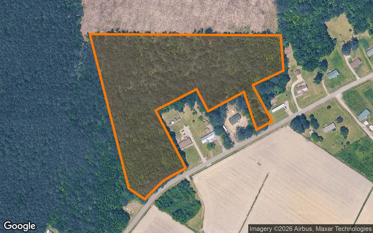 11.09 Acres in Sunbury - Gates County, NC in Gates County, NC