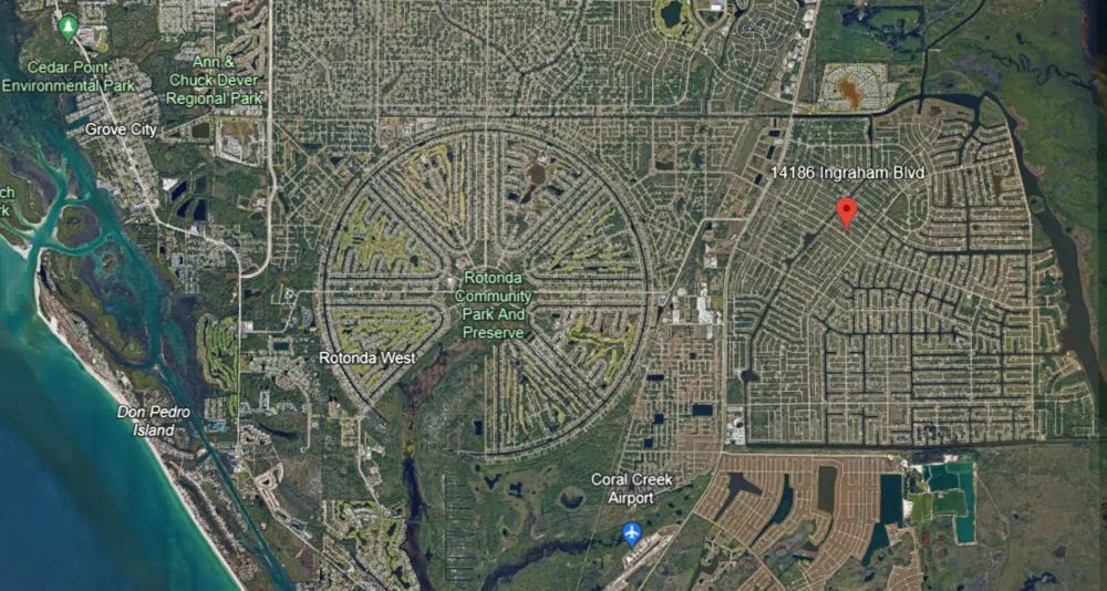 Decorative background for Port Charlotte, Florida – 14186 Ingraham Blvd – South Gulf Cove 1/4 Acre, County Water & Sewer, Minutes to Gulf Coast Beaches! image 10