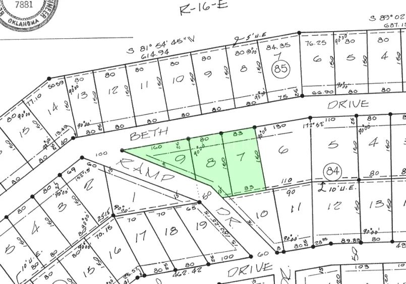 Massey Point - Eufaula Lake - Unit 6, Block 84, Lots 7,8,9 in Pittsburg County, OK