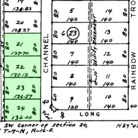 Massey Point - Eufaula Lake - Unit 2, Block 14, Lots 21,22,23,24 in Pittsburg County, OK
