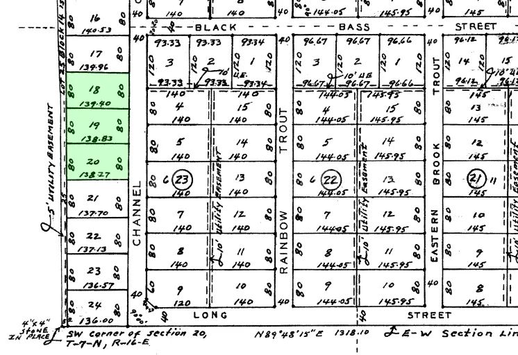 Massey Point - Eufaula Lake - Unit 2, Block 14, Lots 18,19,20 in Pittsburg County, OK